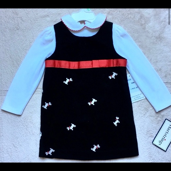 Heartstrings Toddler Girls Dresses, Size 18 Months, Christmas, Long Sleeves, NEW - Picture 3 of 8